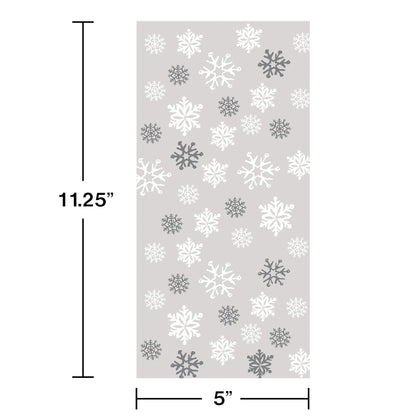 Snowflake Cello Bags 20ct | Christmas