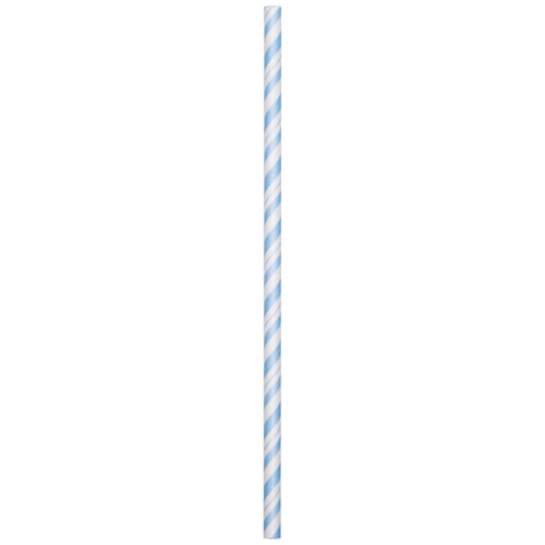 Light Blue Paper Straws 24ct | General Entertaining