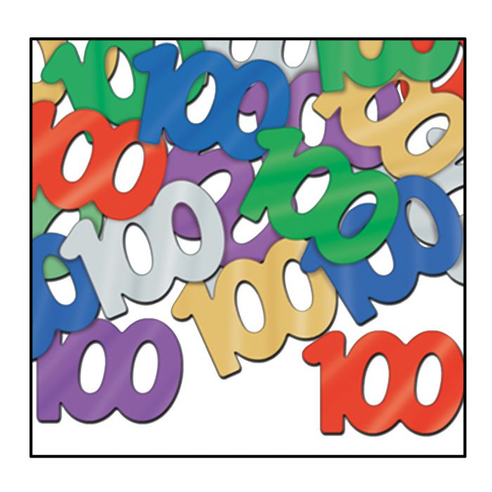 100th Birthday Confetti