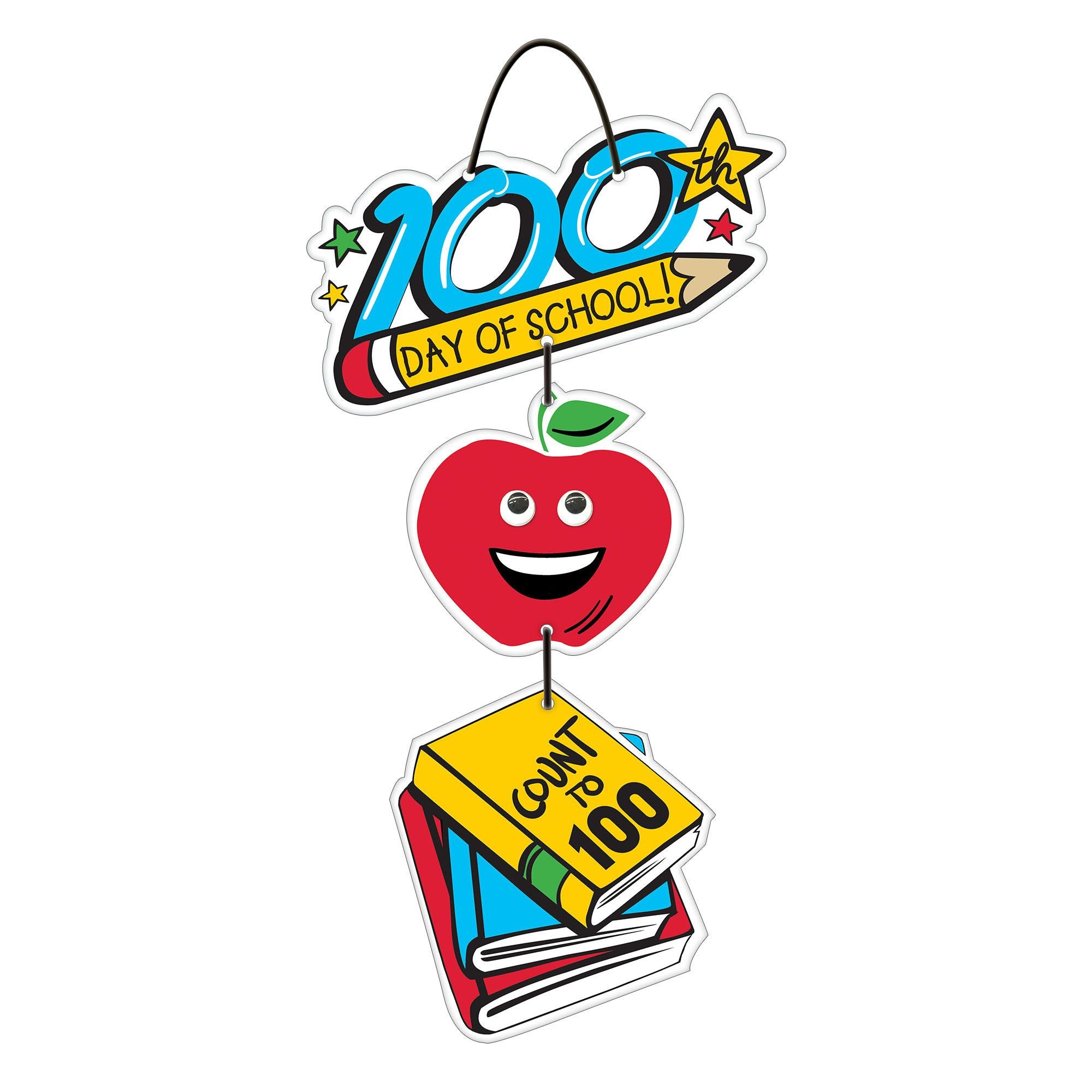 100th Day of School Hanging Sign