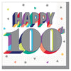 100th Birthday Beverage Napkins 16ct  | Milestone Birthday