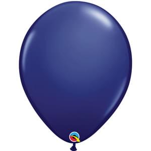 11in Navy Latex Balloons 25/Bag | Balloons