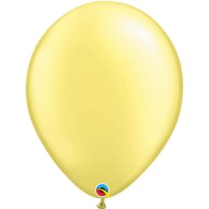 11in Pearl Lemon Chiffon Latex Balloons 25/Bag | Balloons
