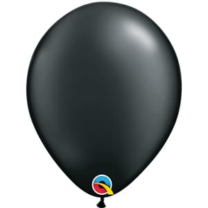 11in Pearl Onyx Black 25/Bag | Balloons