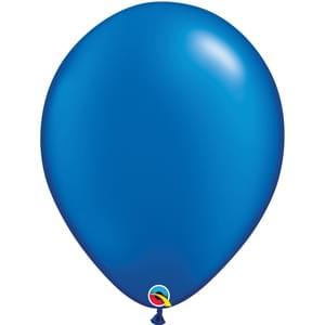 11in Pearl Sapphire Blue Balloons