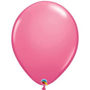 11in Rose Pink Latex Balloons 25/Bag | Balloons