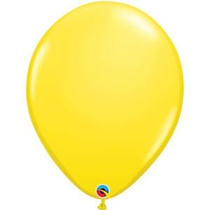 11in Yellow Latex Balloons 25/Bag | Balloons