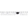 White Congrats Grad Banner Streamer | Graduation