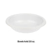 White Paper Bowls 20ct | Solids