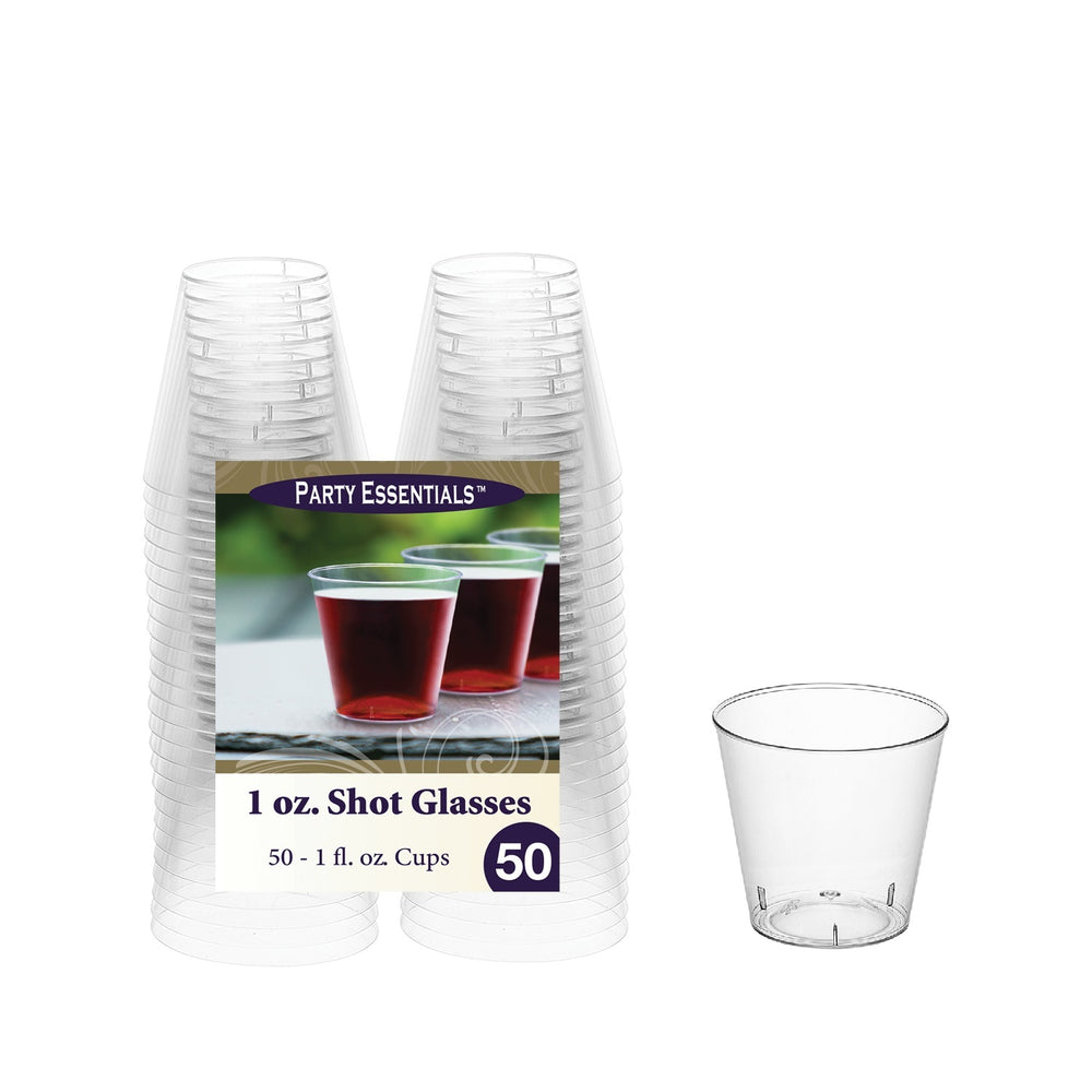 1 oz. Shot Glasses Clear 50 Ct.