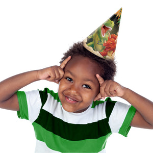 Dino Blast Party Hats 8ct | Kid's Birthday