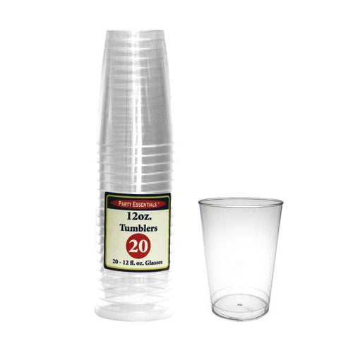 12oz. Tumblers - Clear 20ct. N1220