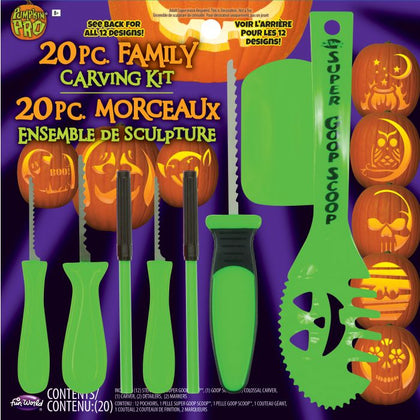 20pc pumpkin carving kit