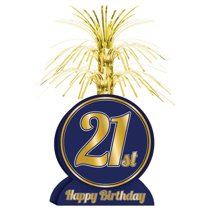 21st Birthday Centerpiece
