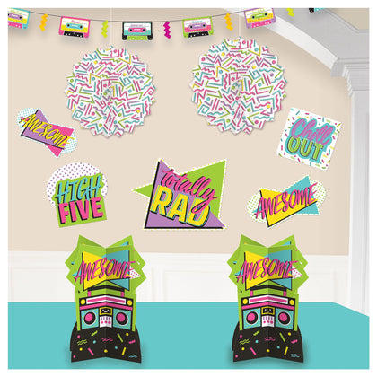 Awesome Party Room Decorating Kit 10Pc.  | Decades