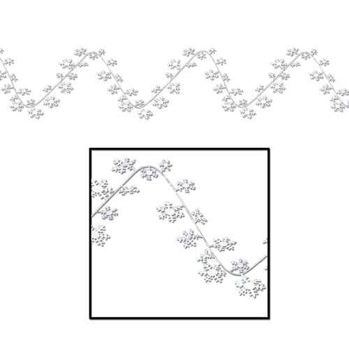 25ft Snowflake Wire Garland.