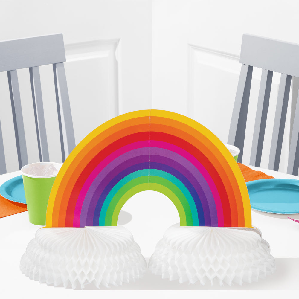 Rainbow Honeycomb Centerpiece | Pride