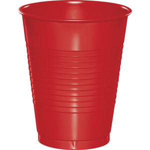 Classic Red 16oz Plastic Cups 20ct | Solids