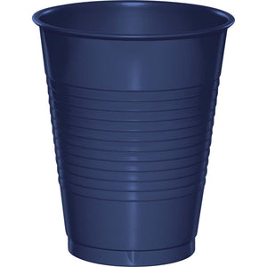 Navy Blue 16oz Plastic Cups 20ct | Solids