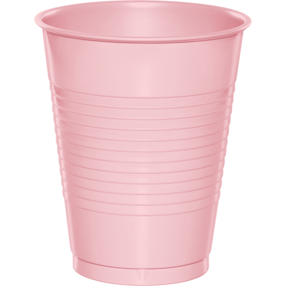 Classic Pink 16oz Plastic Cups 20ct | Solids