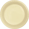 Ivory 10in Plastic Plates 20ct | Solids