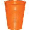 Sun Kissed Orange Plastic Cups | Solids