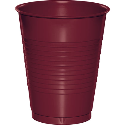 Burgundy 16oz. Plastic Cup 20ct | Solids