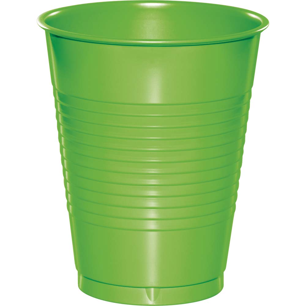 Fresh Lime 16oz Plastic Cups 20ct | Solids