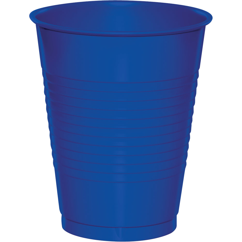 Cobalt Blue 16oz Plastic Cups 20ct | Solids
