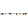 30th Happy Birthday Jointed Banner
