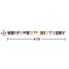 80th Happy Birthday Jointed Banner | Milestone Birthday