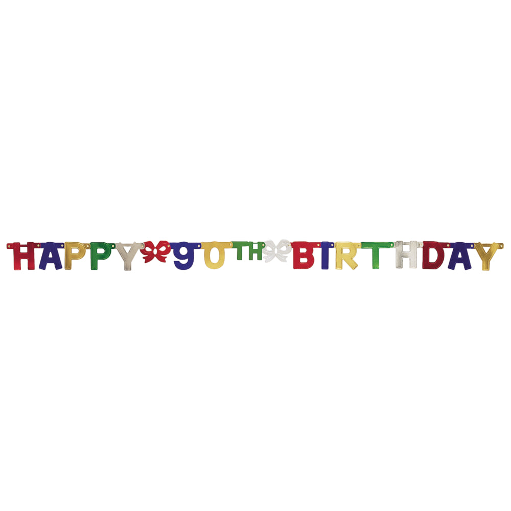 90th Happy Birthday Jointed Banner 90 | Milestone Birthday