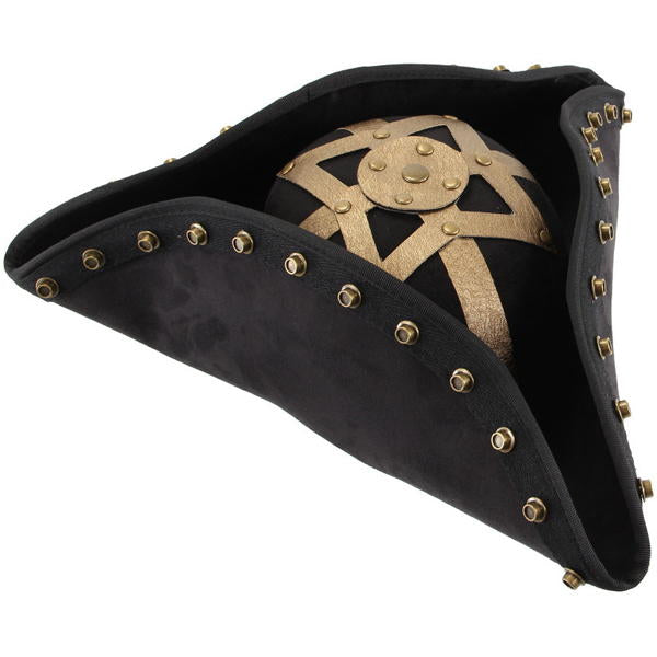 pirate hat with studded edges