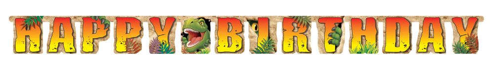 Dino Blast Jumbo Jointed Banner Streamer | Kid's Birthday