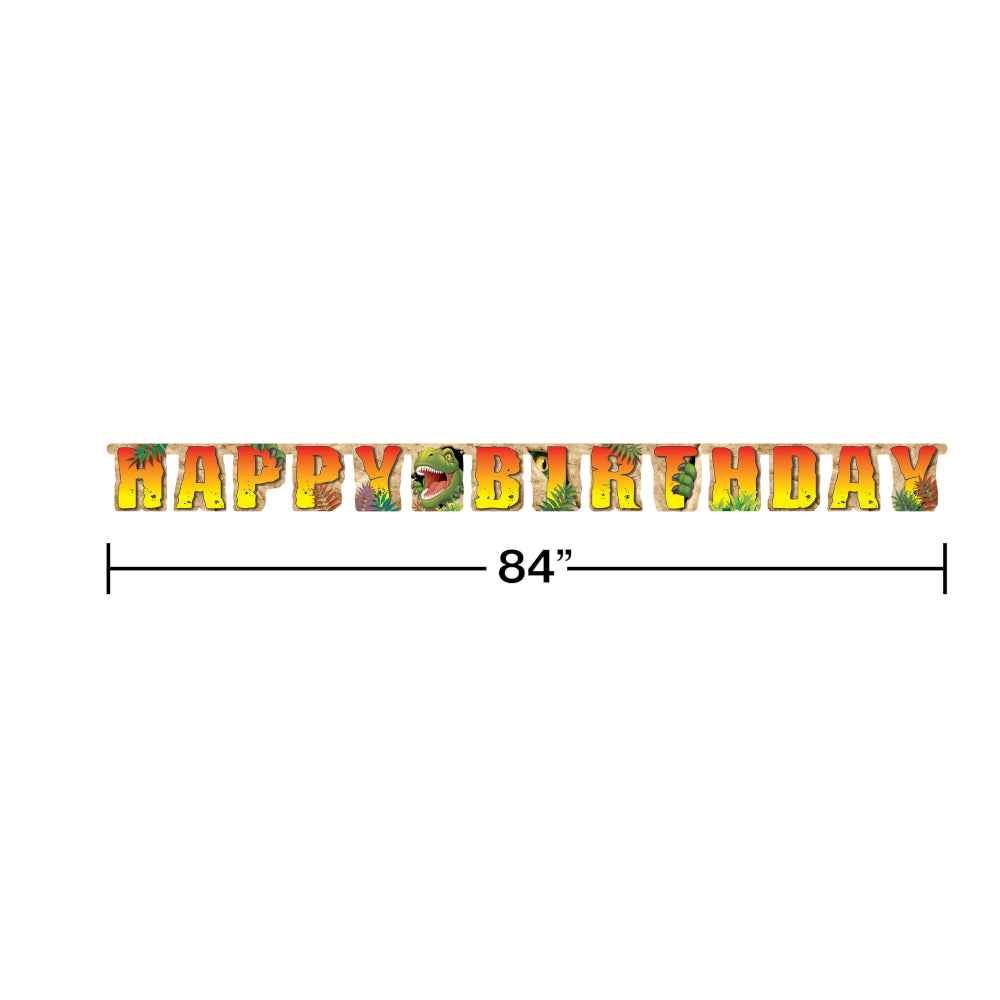 Dino Blast Jumbo Jointed Banner Streamer | Kid's Birthday