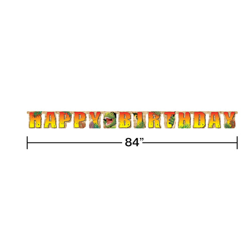 Dino Blast Jumbo Jointed Banner Streamer | Kid's Birthday