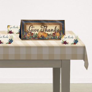 3-D Foil Fall Thanksgiving Centerpiece | Thanksgiving