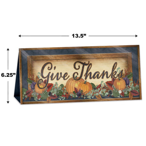 3-D Foil Fall Thanksgiving Centerpiece | Thanksgiving