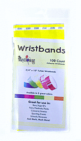 100ct 3/4in Paper Event Wristbands