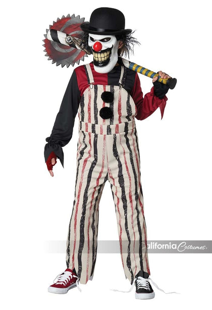 creepy carnival clown costume