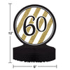 Black & Gold 60 Centerpiece  | Milestone Birthday