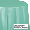 Fresh Mint Round Plastic Table Cover | Solids