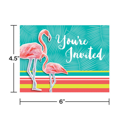 Island Oasis Invitation Cards 8 Count | Summer