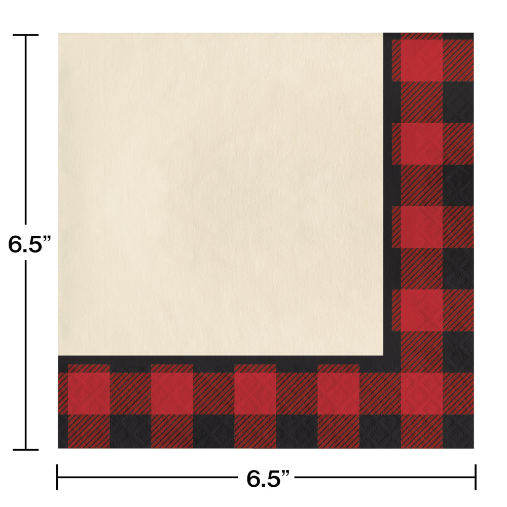 Red Buffalo Plaid Lunch Napkins 16ct | General Entertaining