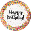 Sprinkles 9in Plates 8ct | Generic Birthday