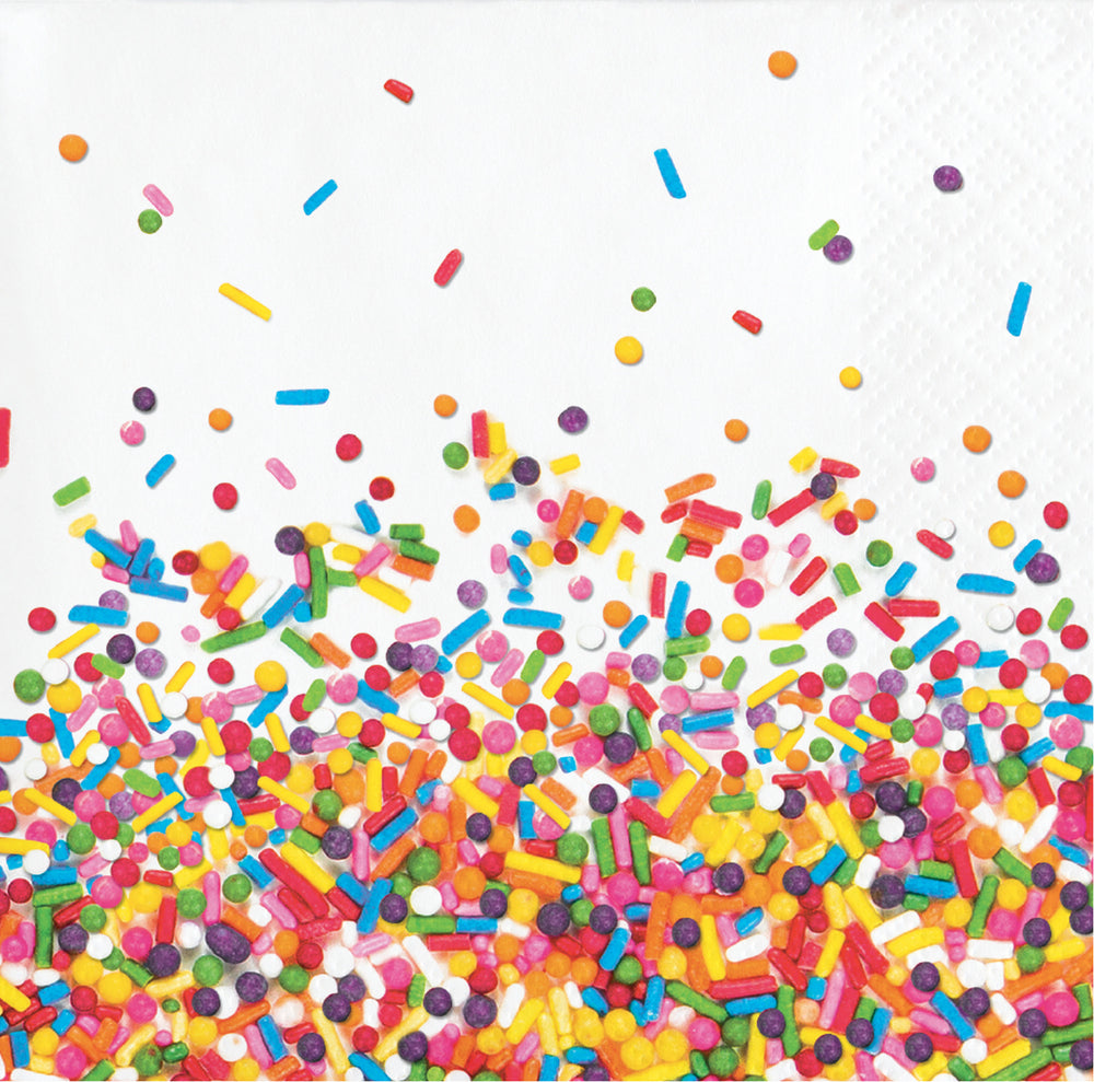 Sprinkles Beverage Napkins 16ct | Generic Birthday