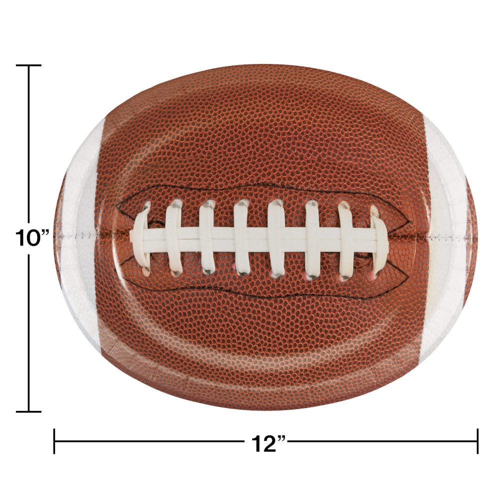 Oval Platter Touchdown Time 8ct | Football