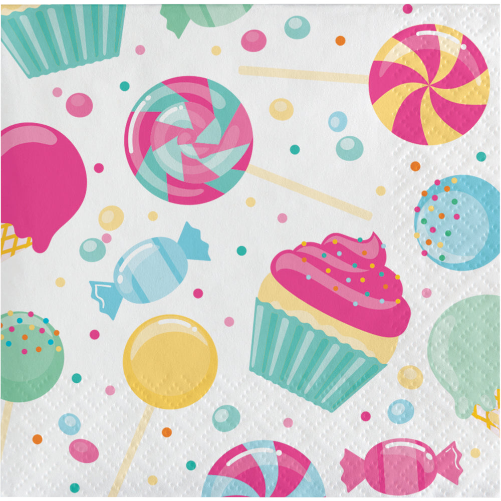 Candy Shop Beverage Napkins 16ct | Kid's Birthday