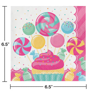 Candy Shop Luncheon Napkins 16ct | Kid's Birthday