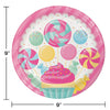 Candy Shop 9in Plate 8ct | Kid's Birthday